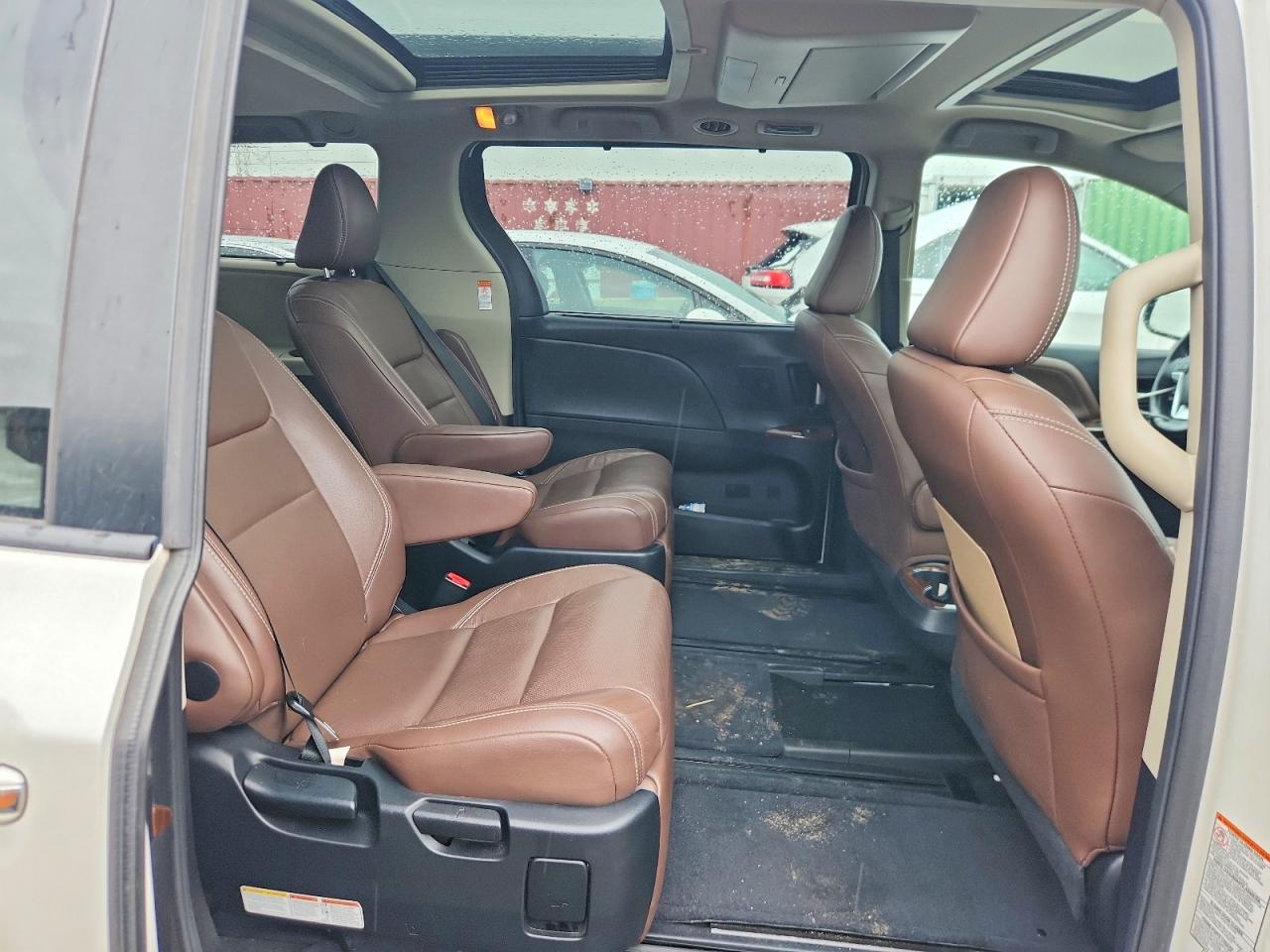 2015 Toyota Sienna Limited Premium 7-passenger White vin: 5TDYK3DC9FS632942