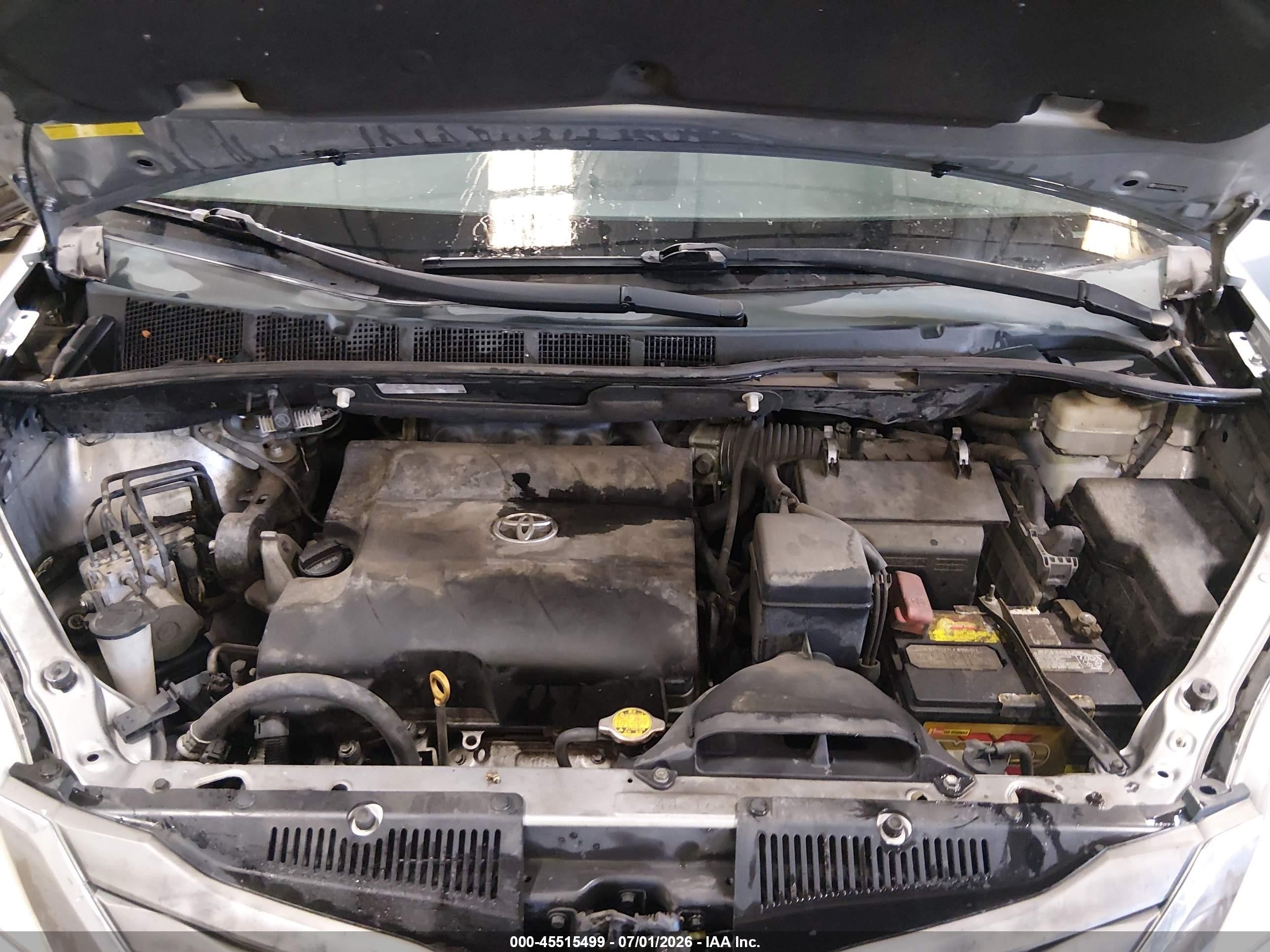 2011 Toyota Sienna Xle V6 Gray vin: 5TDYK3DCXBS062914