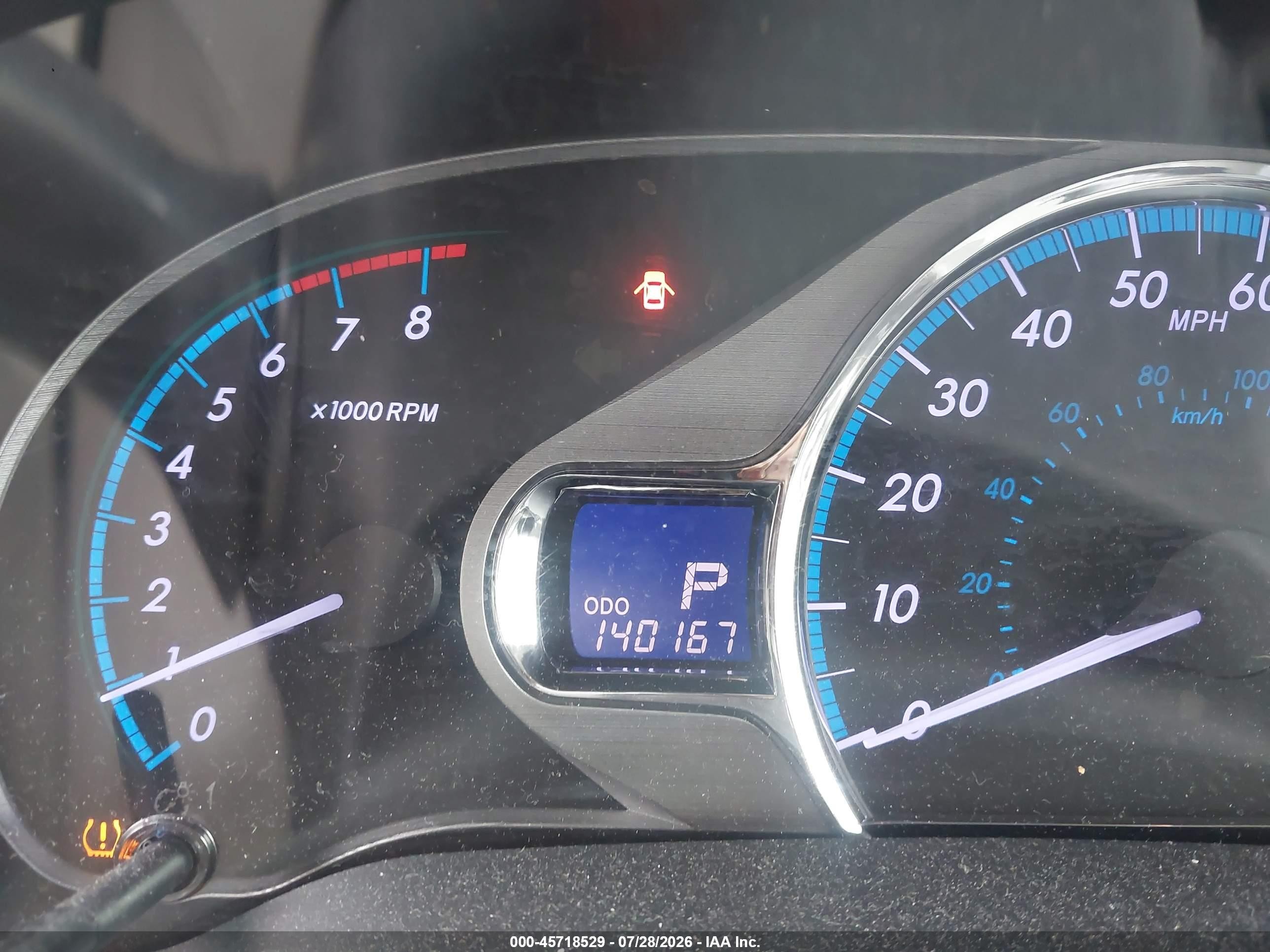2013 Toyota Sienna Xle V6 8 Passenger Blue vin: 5TDYK3DCXDS368563