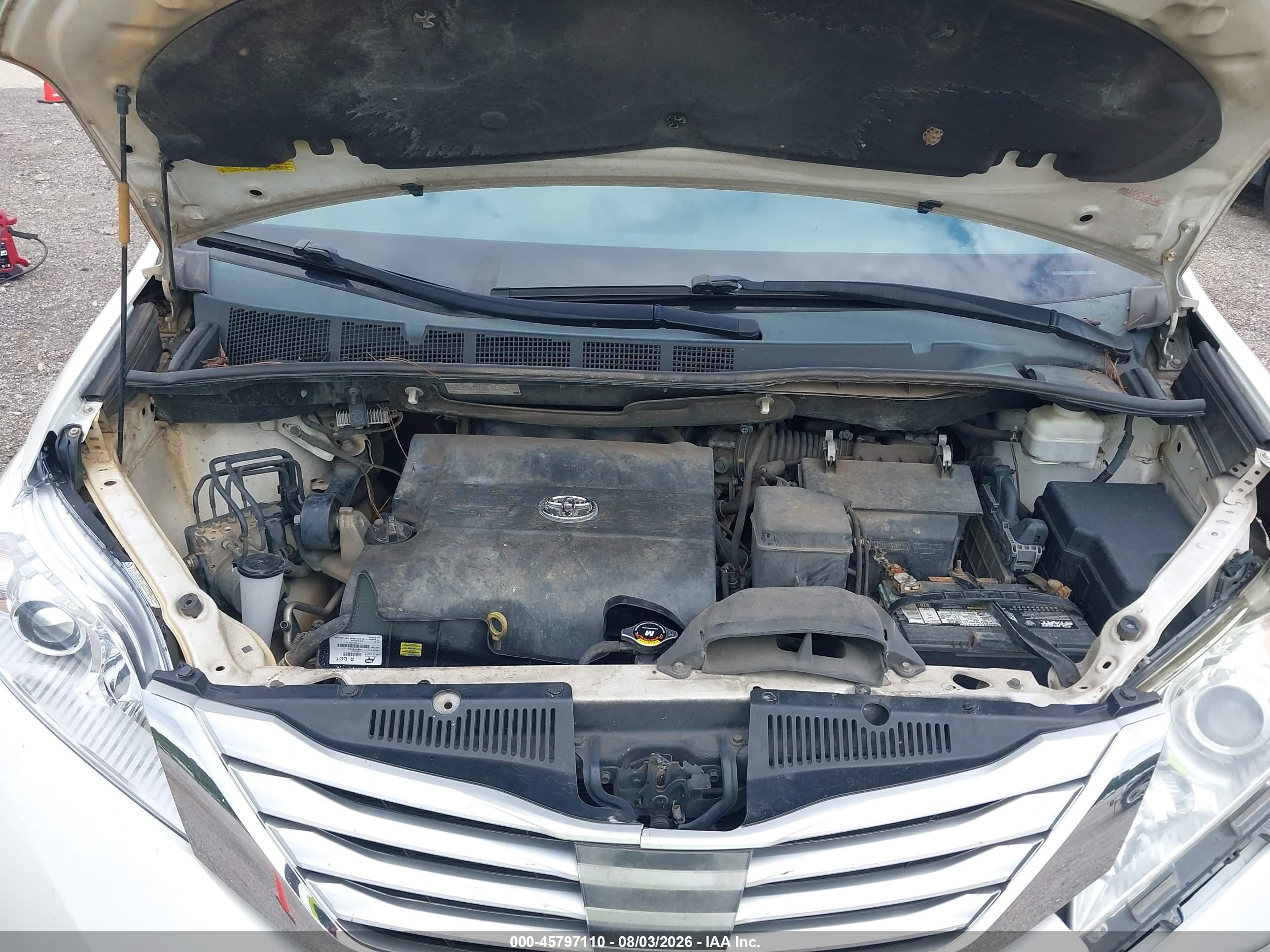 2014 Toyota Sienna Limited V6 7 Passenger Белый vin: 5TDYK3DCXES460743