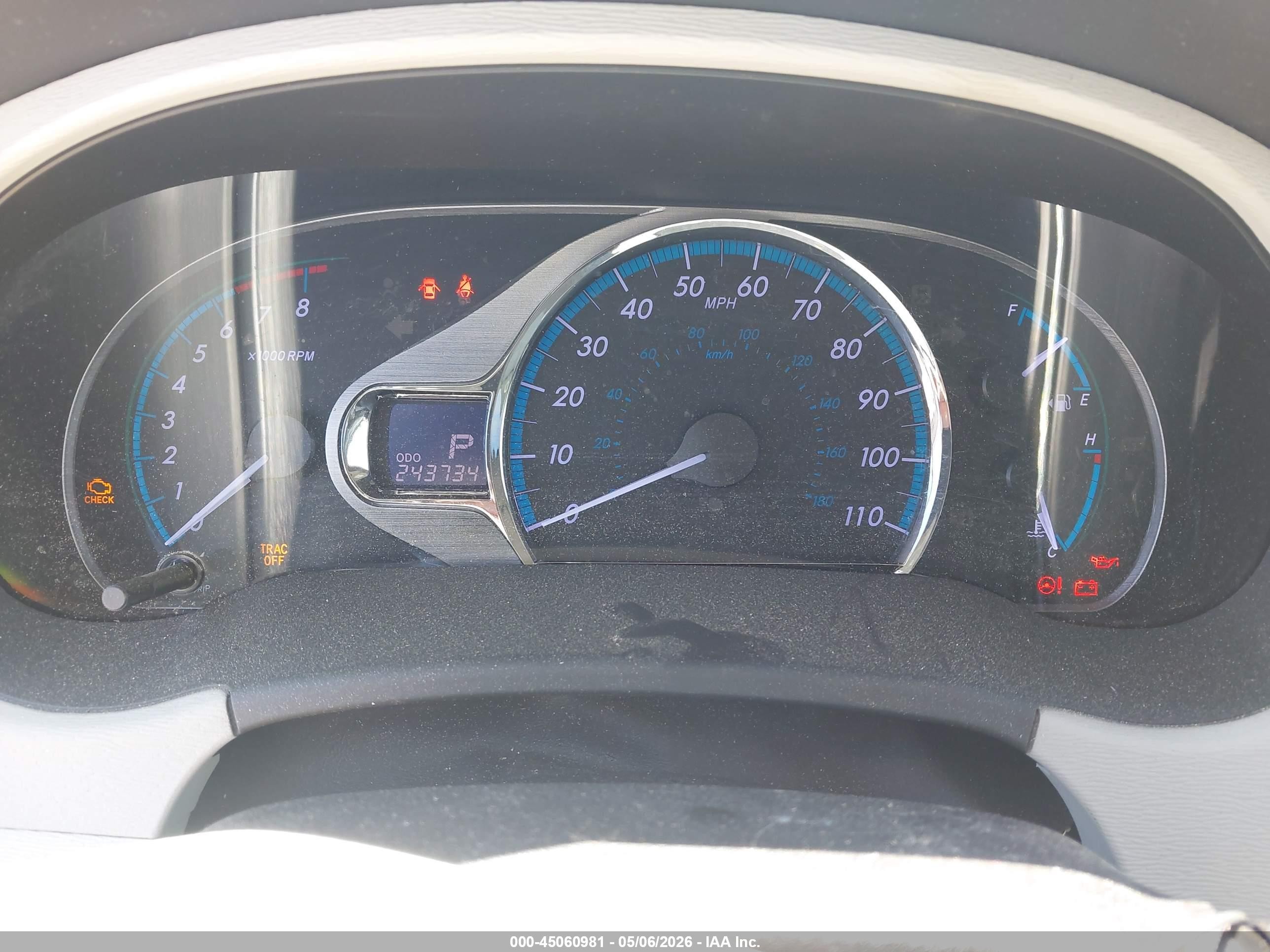 2014 Toyota Sienna Xle V6 8 Passenger Серый vin: 5TDYK3DCXES507849