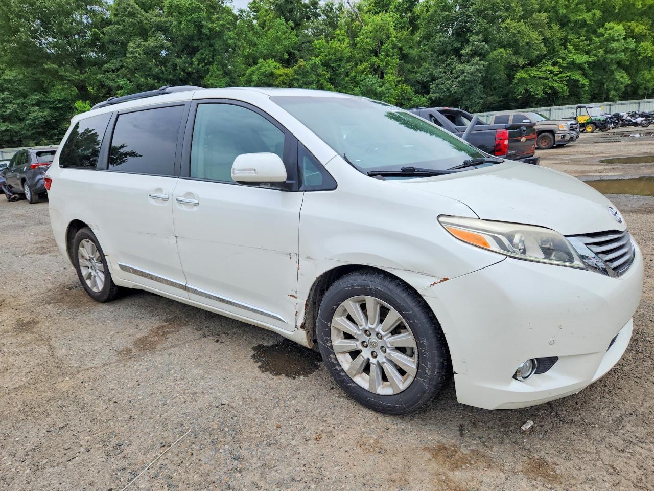 2015 Toyota Sienna Limited Premium 7-passenger White vin: 5TDYK3DCXFS533160