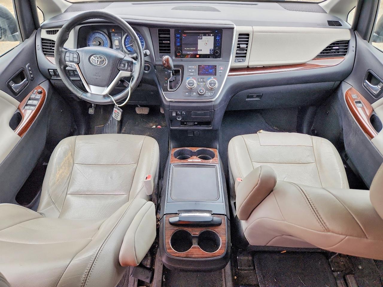 2015 Toyota Sienna Limited Premium 7-passenger White vin: 5TDYK3DCXFS533160