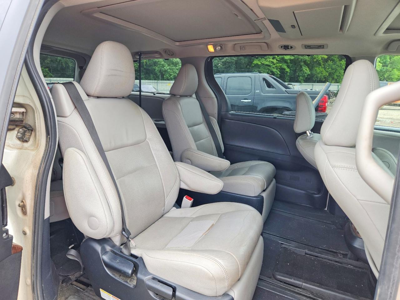 2015 Toyota Sienna Limited Premium 7-passenger White vin: 5TDYK3DCXFS533160