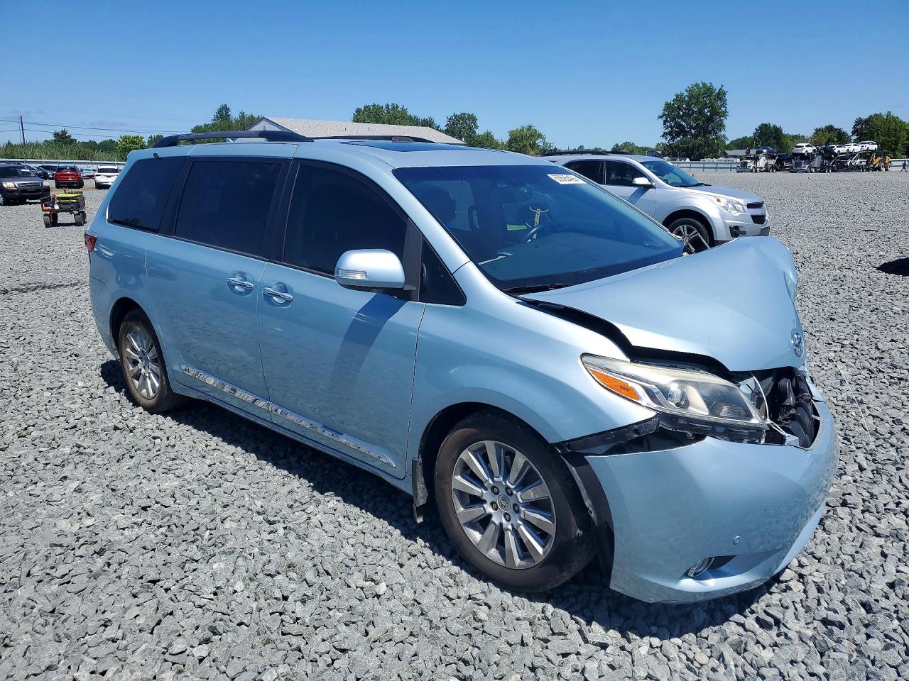 2015 Toyota Sienna Limited Premium 7-passenger Silver vin: 5TDYK3DCXFS643786