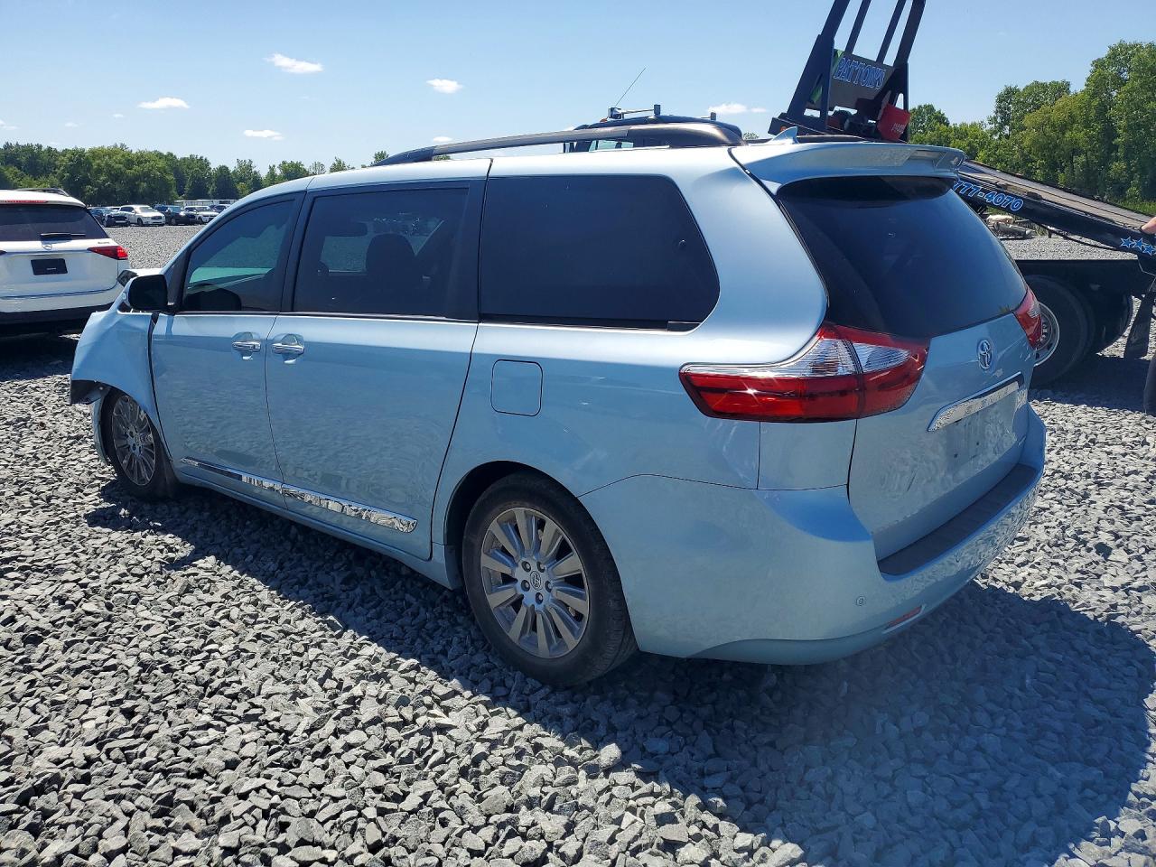2015 Toyota Sienna Limited Premium 7-passenger Silver vin: 5TDYK3DCXFS643786