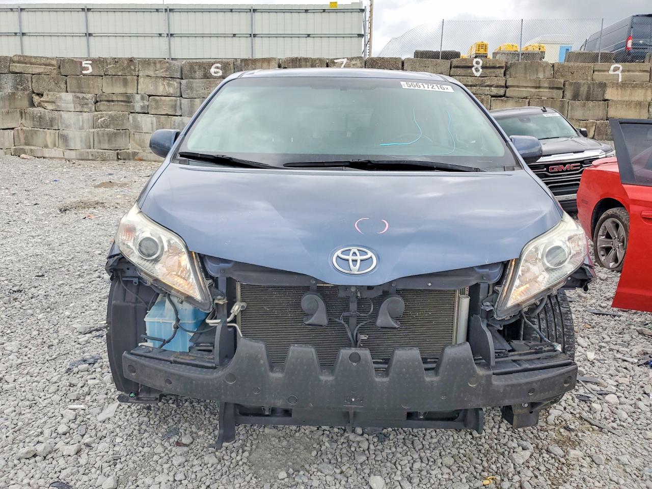 2015 Toyota Sienna Xle 8-passenger Синий vin: 5TDYK3DCXFS671748