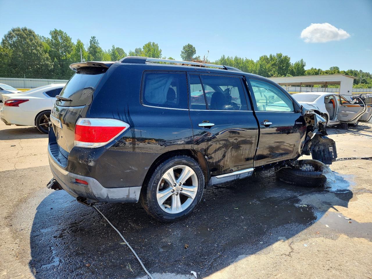 2011 Toyota Highlander Limited Черный vin: 5TDYK3EH0BS038650