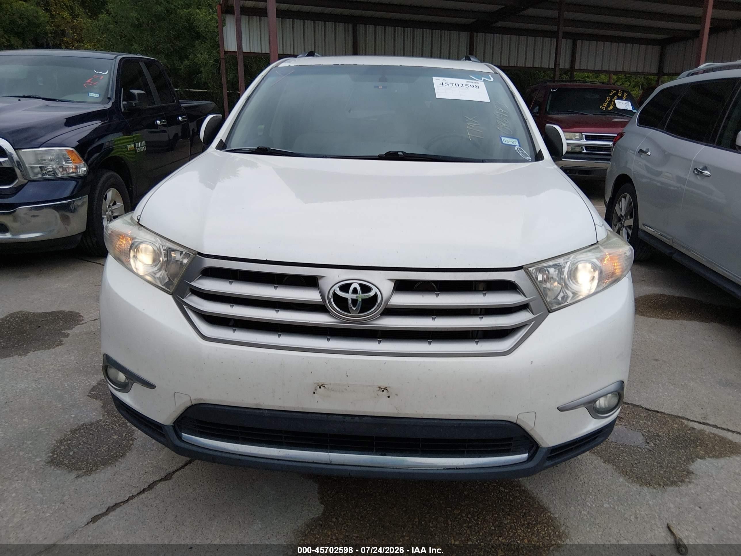2011 Toyota Highlander Limited V6 White vin: 5TDYK3EH0BS046943