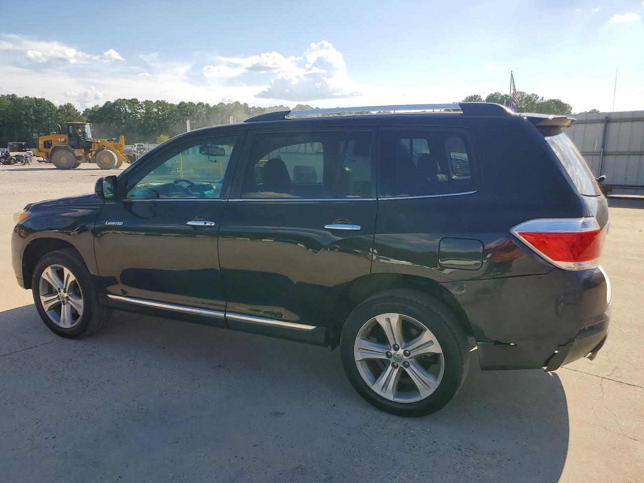 2012 Toyota Highlander Limited Black vin: 5TDYK3EH0CS052257