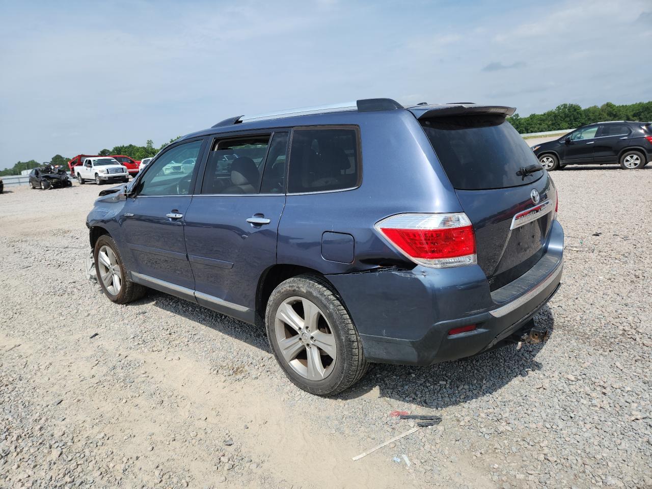 2012 Toyota Highlander Limited Blue vin: 5TDYK3EH0CS067339