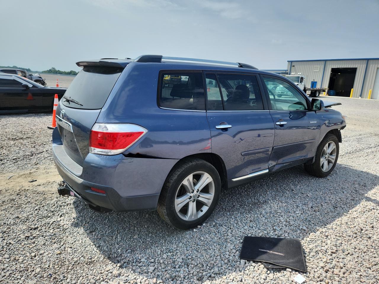 2012 Toyota Highlander Limited Blue vin: 5TDYK3EH0CS067339