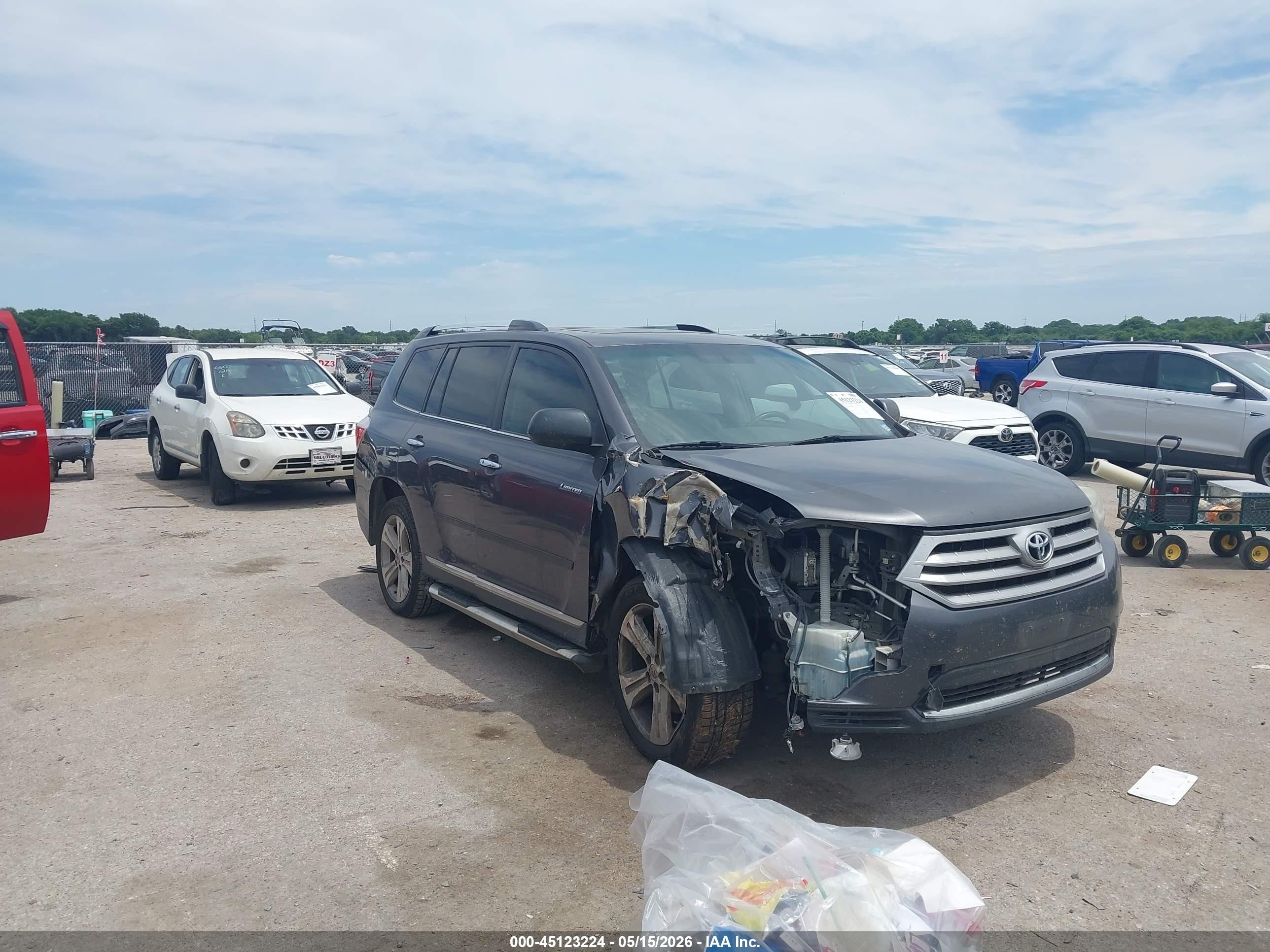2012 Toyota Highlander Limited V6 Silver vin: 5TDYK3EH0CS079894