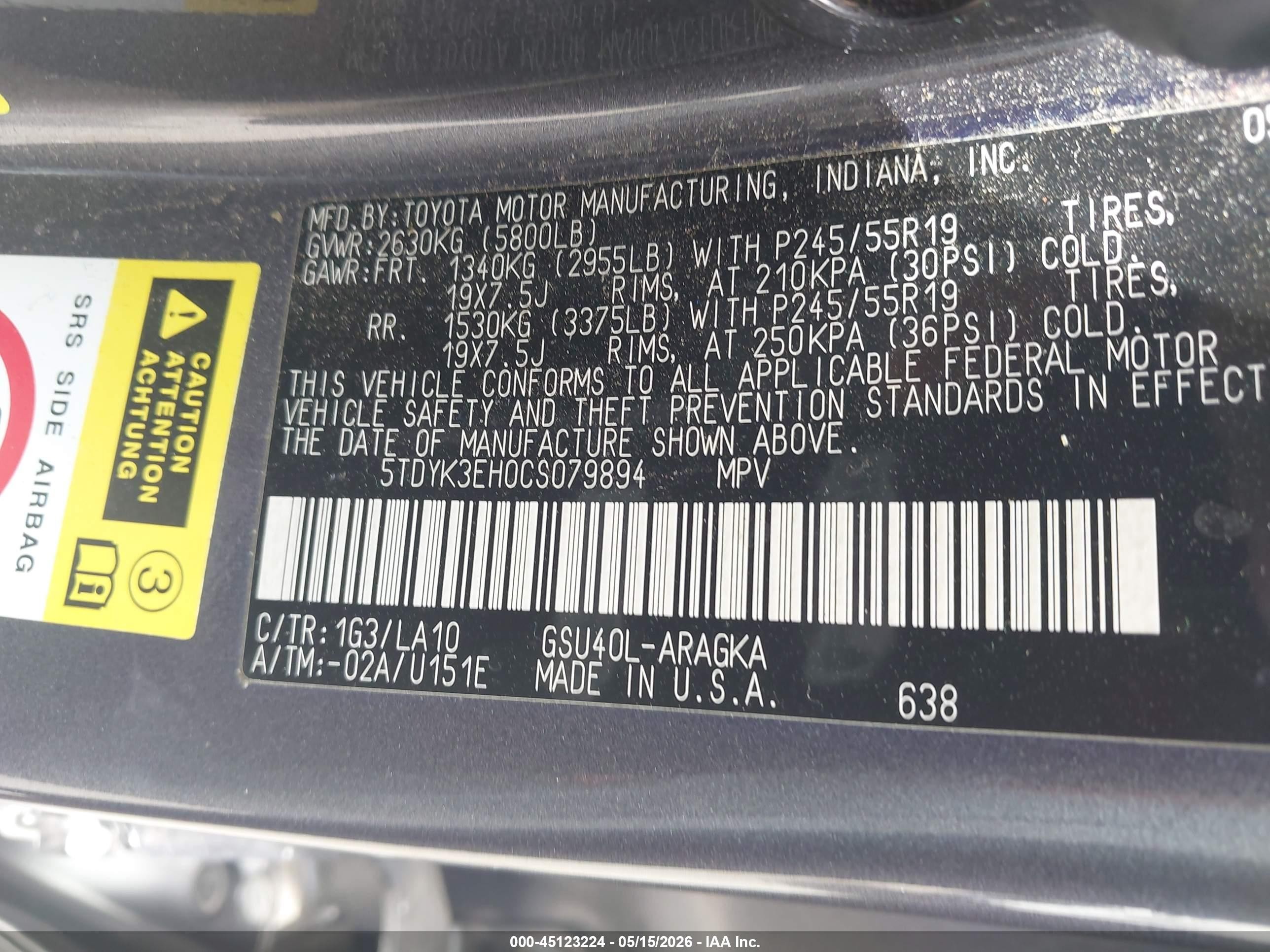 2012 Toyota Highlander Limited V6 Silver vin: 5TDYK3EH0CS079894