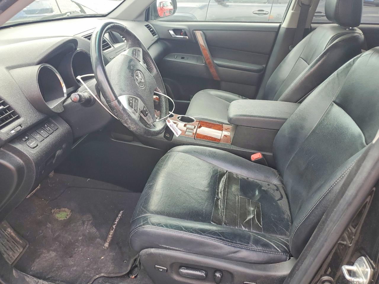 2012 Toyota Highlander Limited Black vin: 5TDYK3EH0CS086084