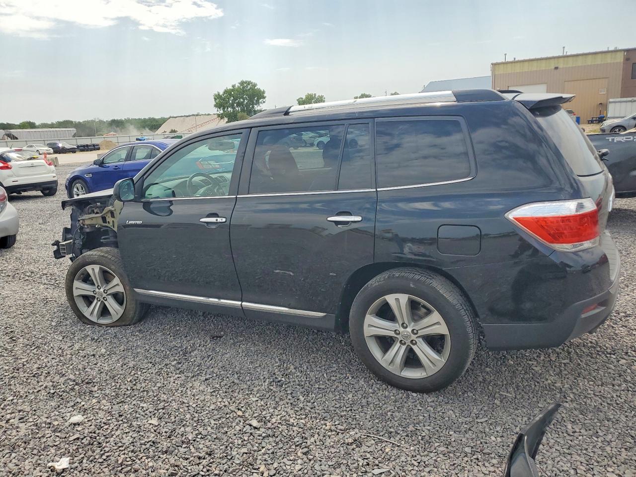 2012 Toyota Highlander Limited Black vin: 5TDYK3EH0CS086084