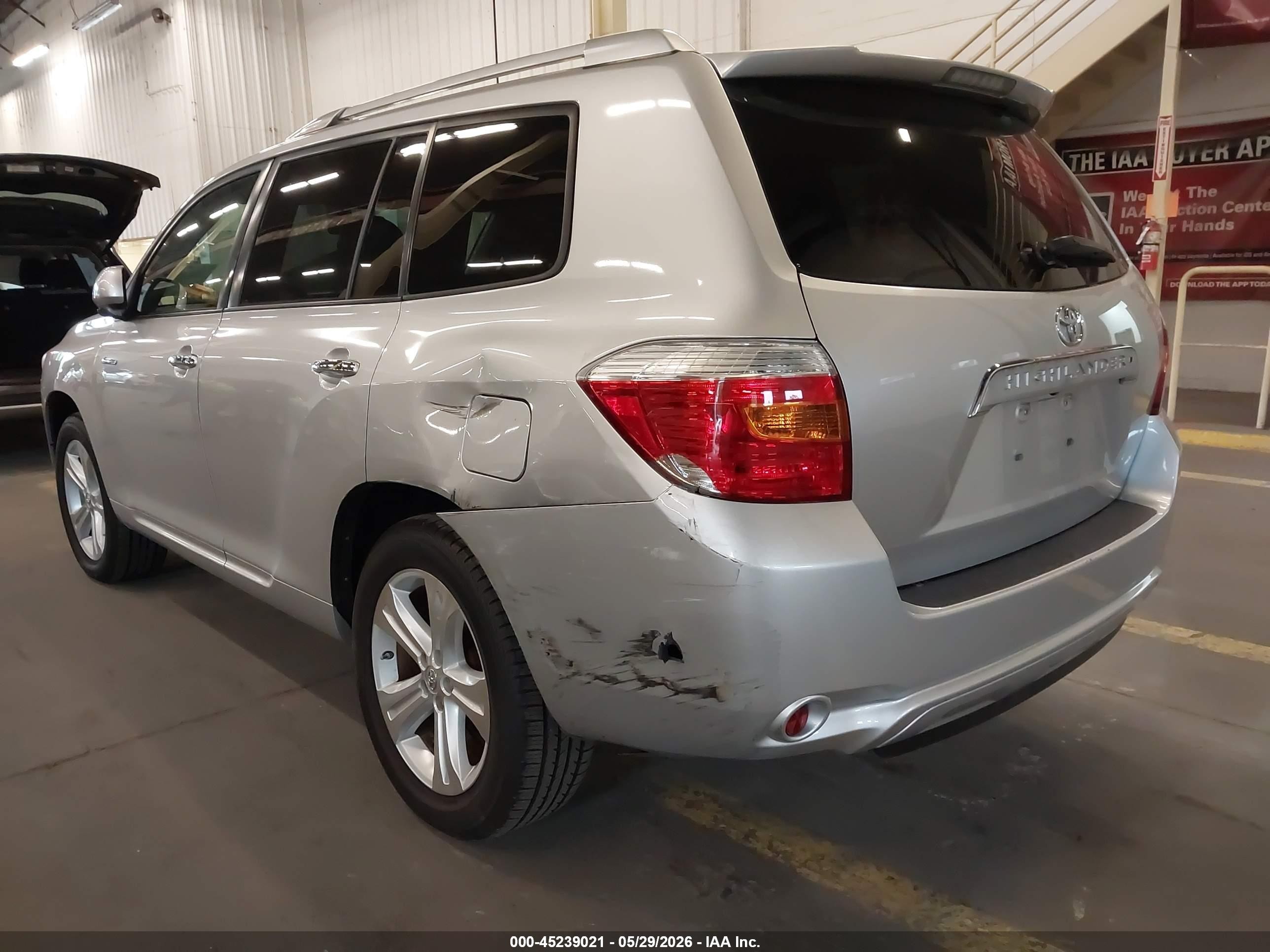 2010 Toyota Highlander Limited V6 Gray vin: 5TDYK3EH1AS005509
