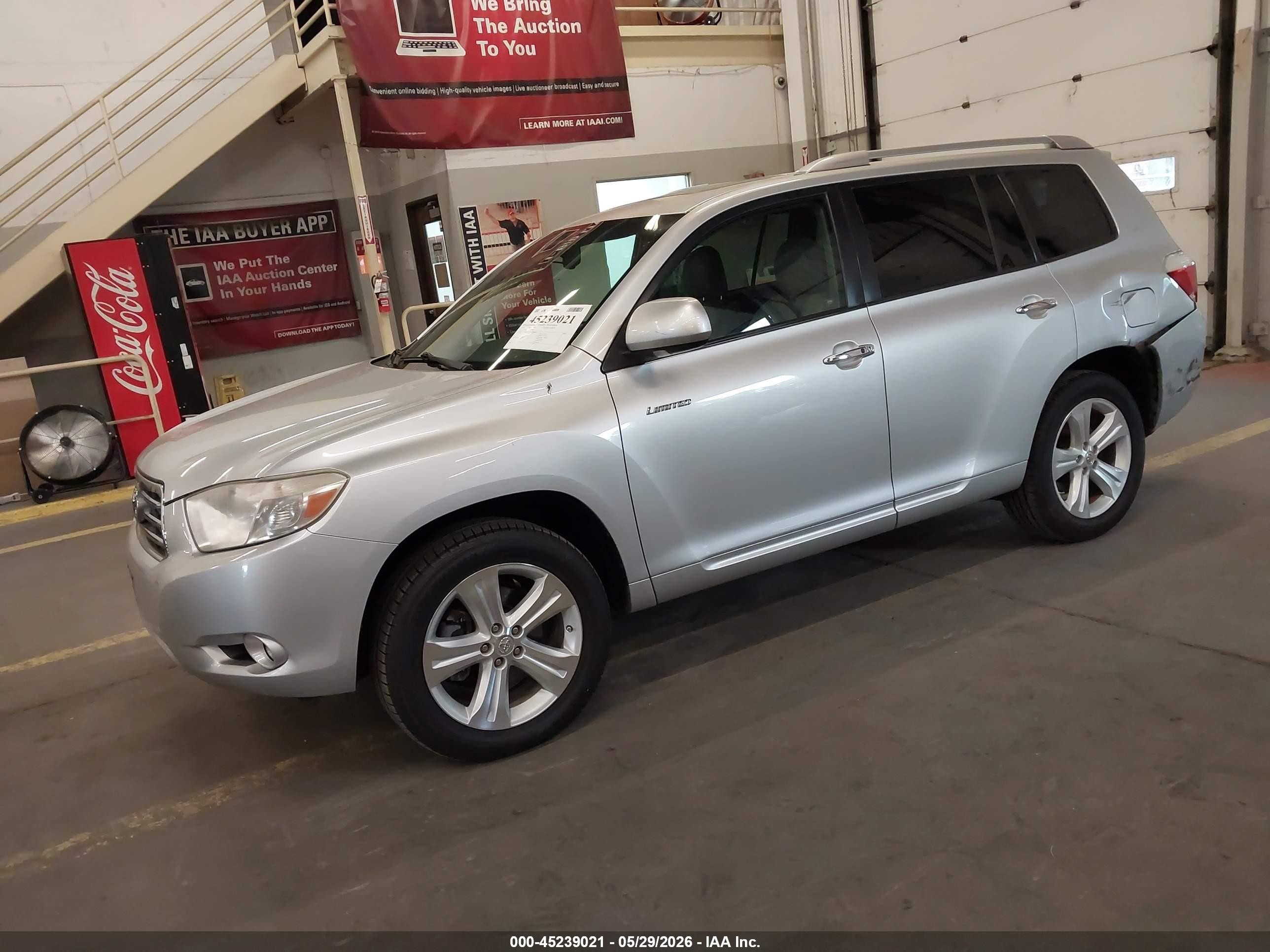 2010 Toyota Highlander Limited V6 Gray vin: 5TDYK3EH1AS005509
