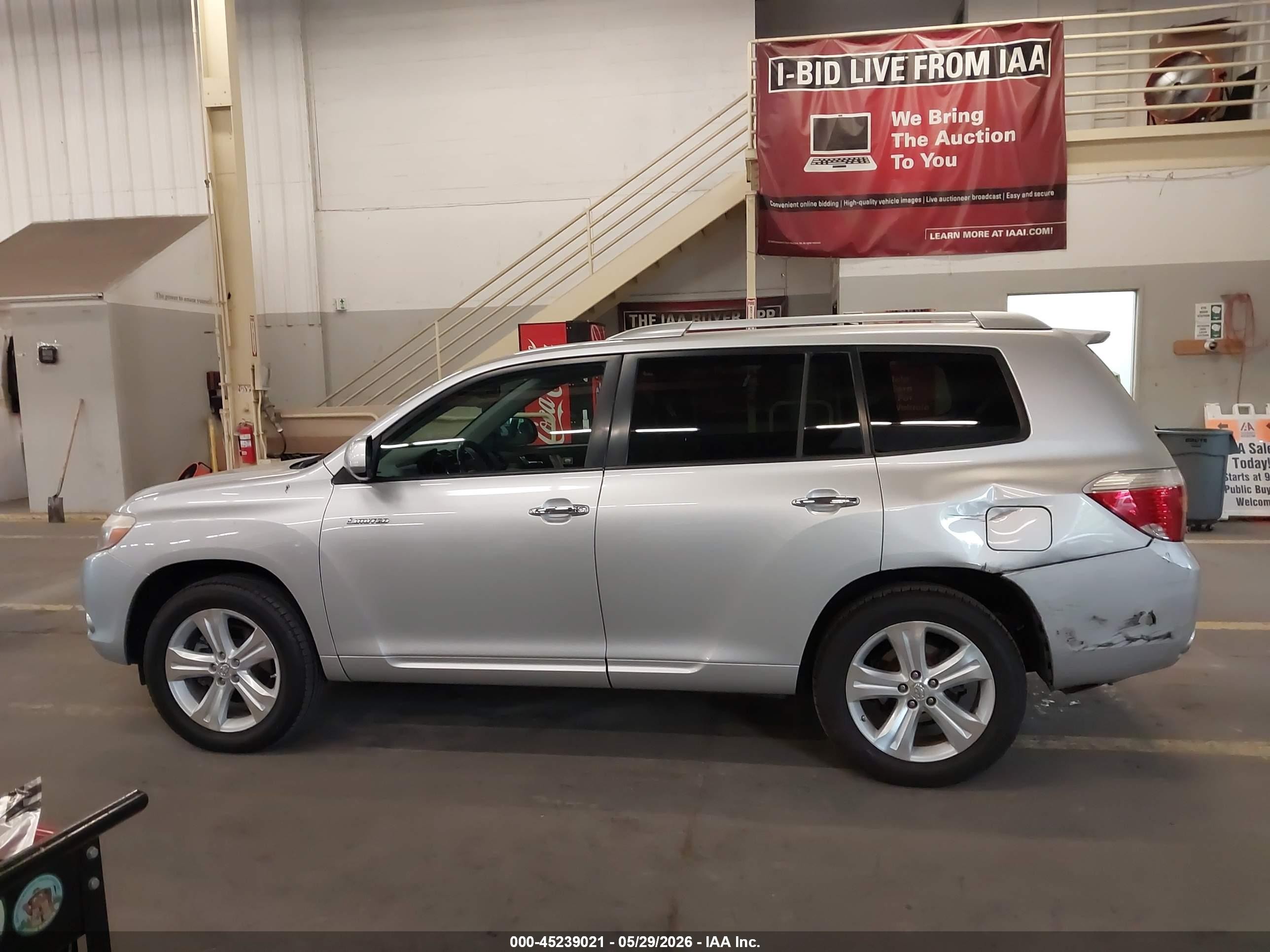2010 Toyota Highlander Limited V6 Gray vin: 5TDYK3EH1AS005509