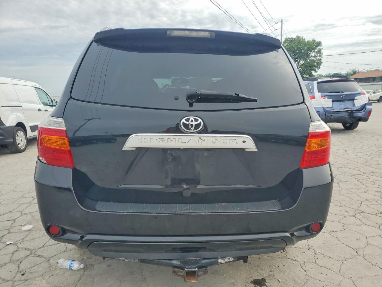 2010 Toyota Highlander Limited Black vin: 5TDYK3EH1AS019720