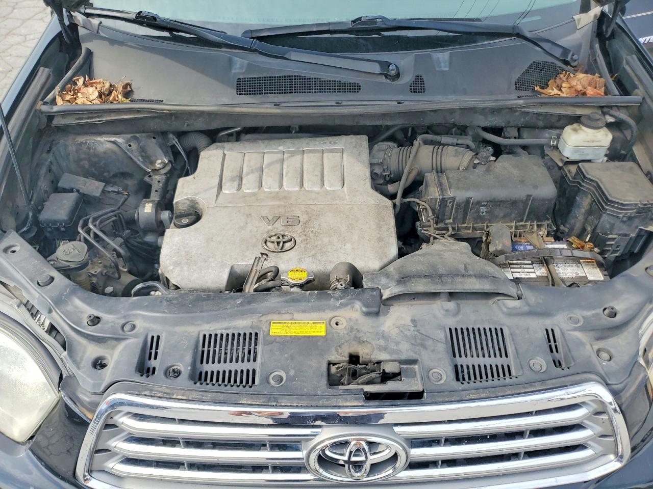 2010 Toyota Highlander Limited Black vin: 5TDYK3EH1AS019720