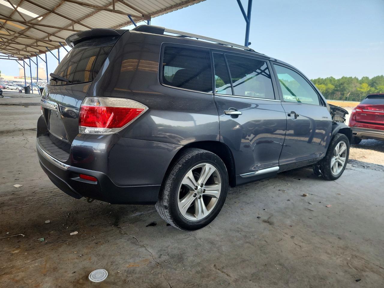 2011 Toyota Highlander Limited Серый vin: 5TDYK3EH1BS042545
