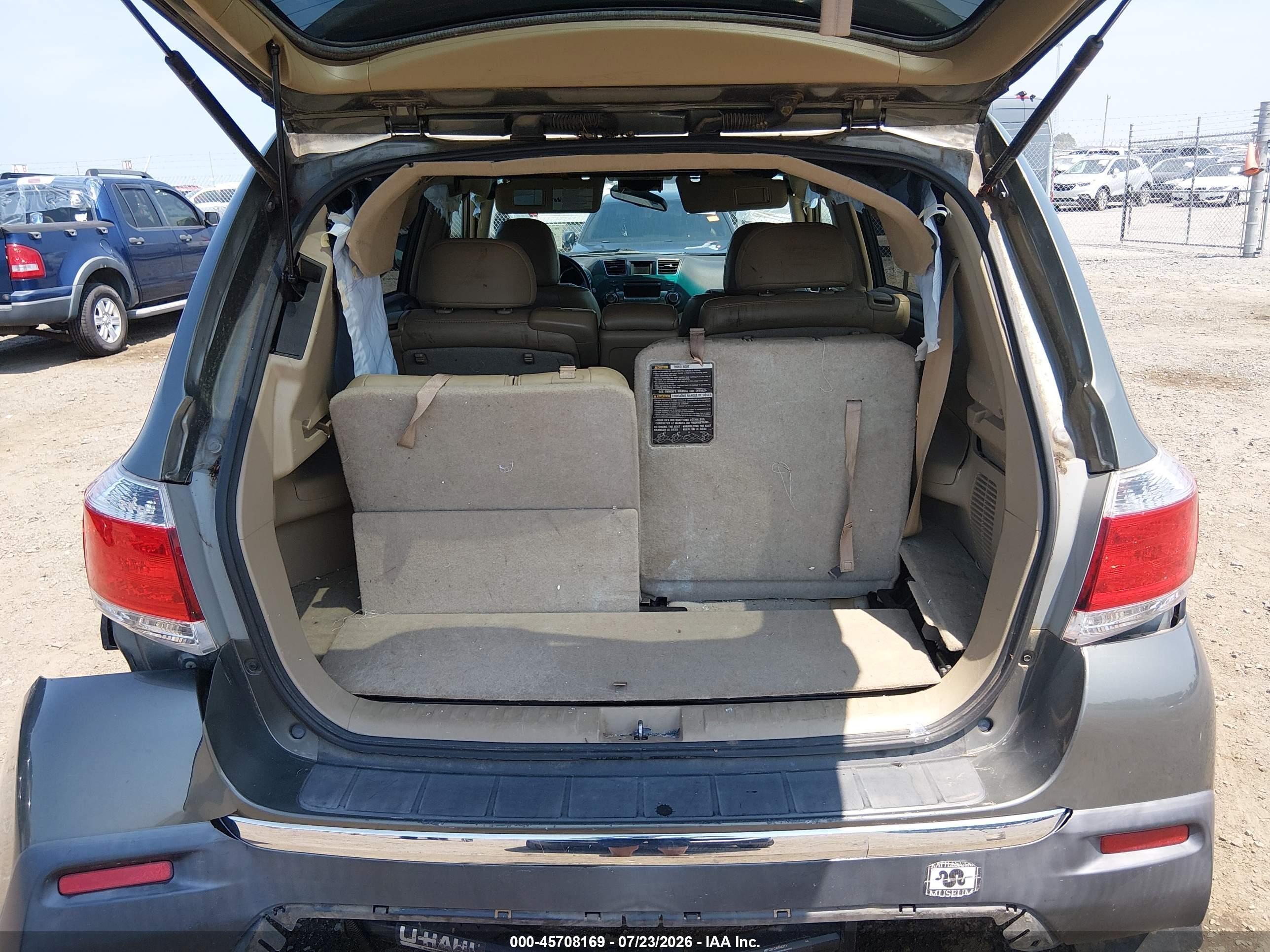 2012 Toyota Highlander Limited V6 Green vin: 5TDYK3EH1CS050940