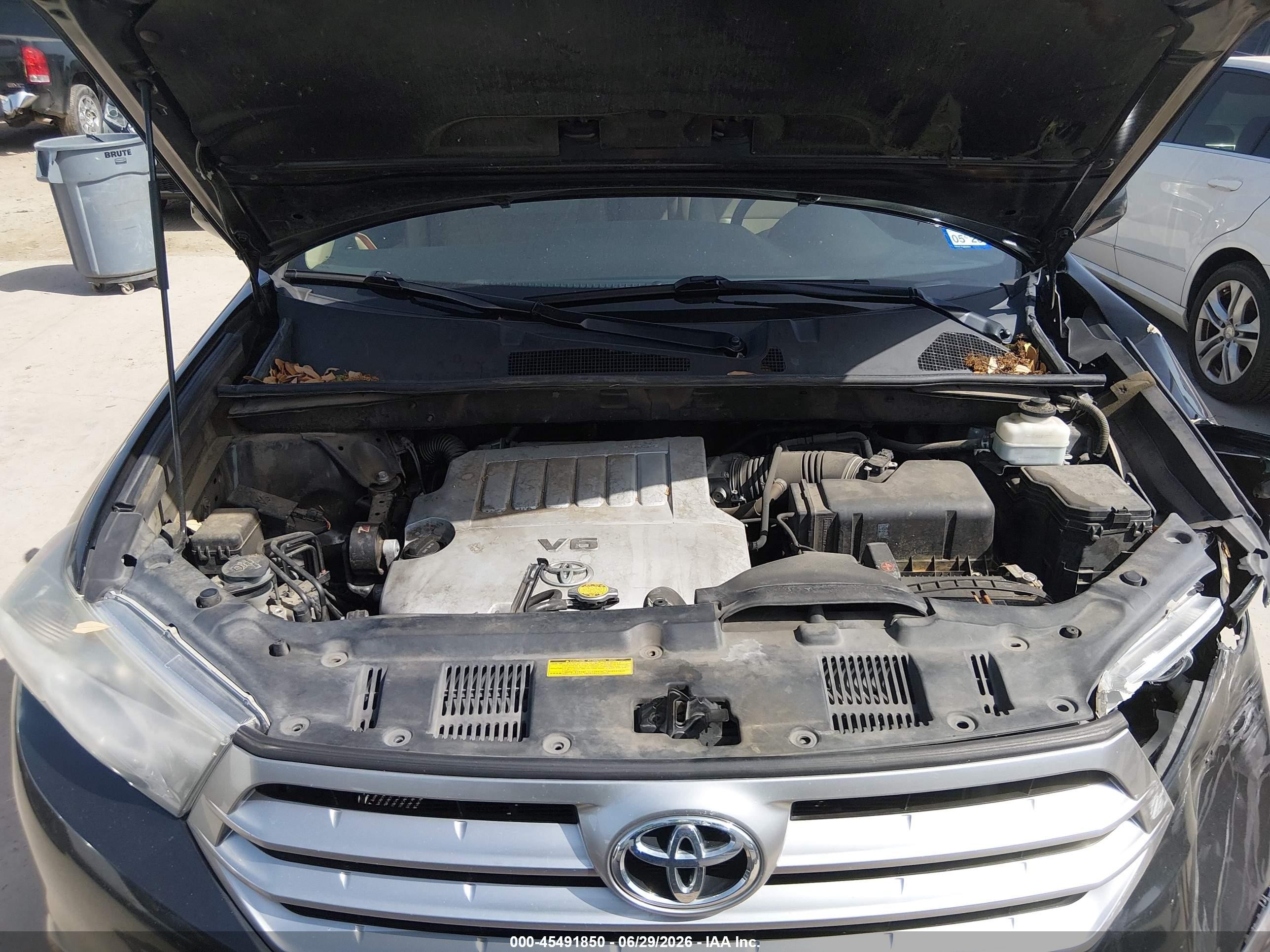 2012 Toyota Highlander Limited V6 Black vin: 5TDYK3EH1CS053675