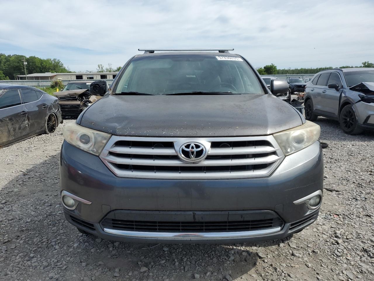 2012 Toyota Highlander Limited Blue vin: 5TDYK3EH1CS062019