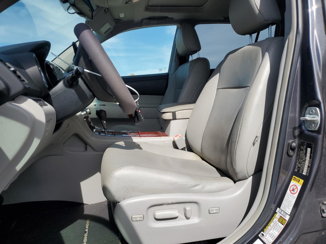 2012 Toyota Highlander Limited Blue vin: 5TDYK3EH1CS062019