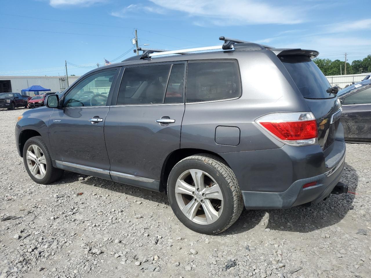2012 Toyota Highlander Limited Blue vin: 5TDYK3EH1CS062019