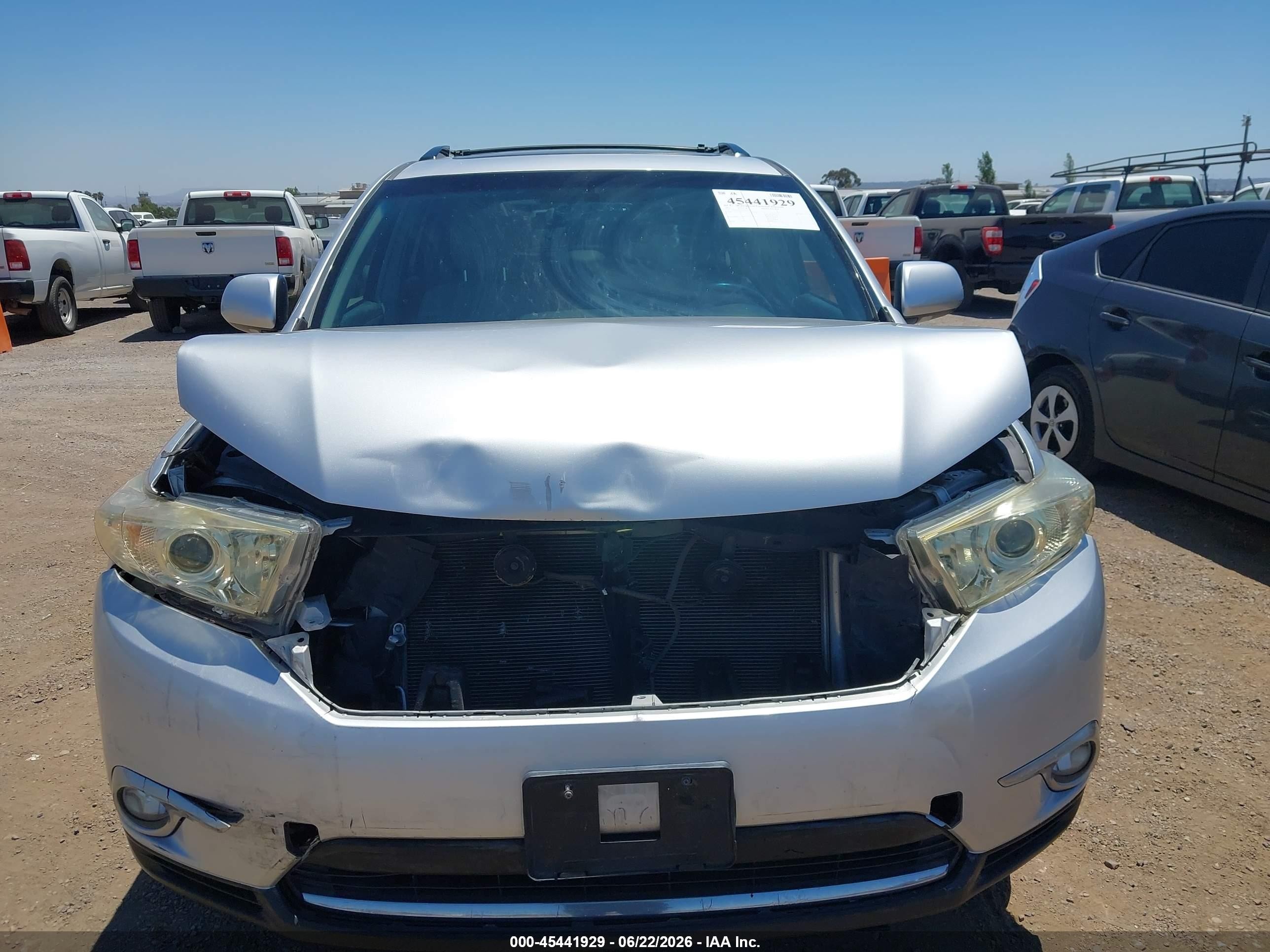 2012 Toyota Highlander Limited V6 Silver vin: 5TDYK3EH1CS063140