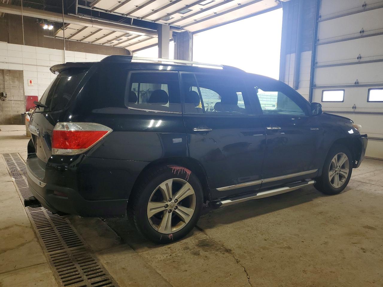 2013 Toyota Highlander Limited Black vin: 5TDYK3EH1DS100754