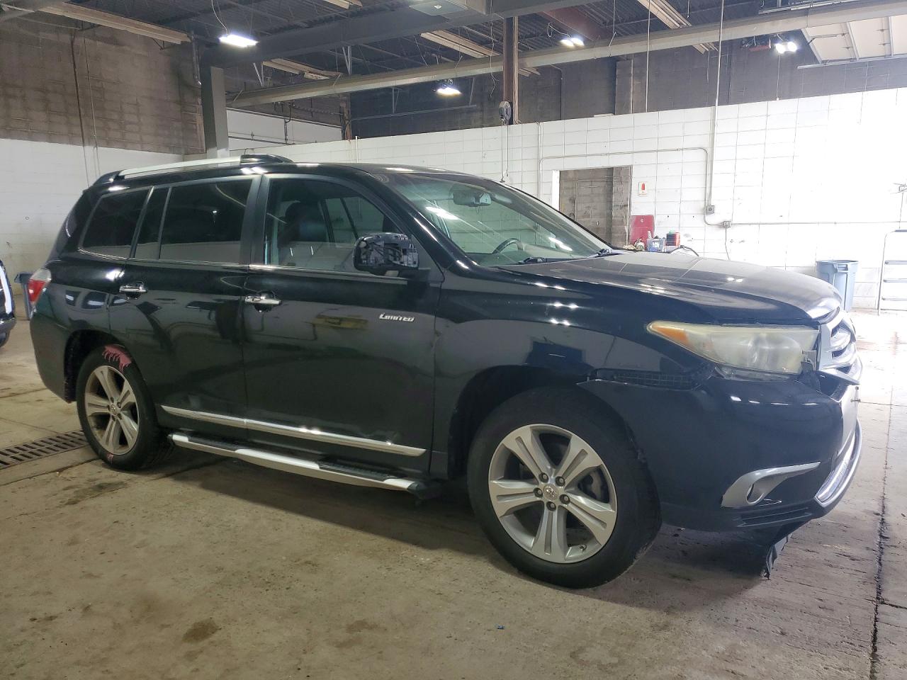 2013 Toyota Highlander Limited Black vin: 5TDYK3EH1DS100754