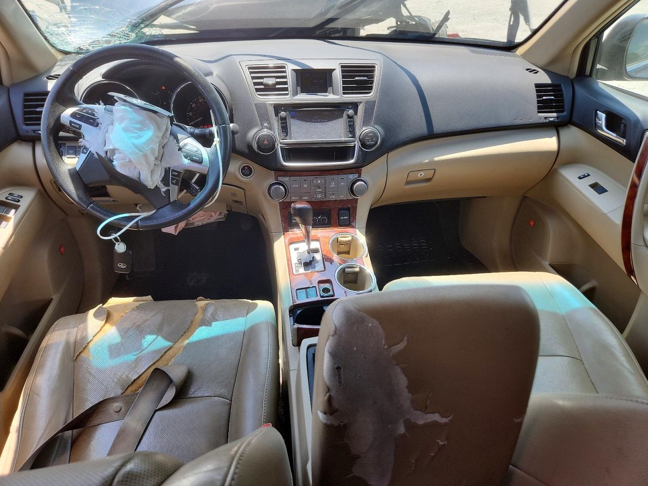 2013 Toyota Highlander Limited Blue vin: 5TDYK3EH1DS109180