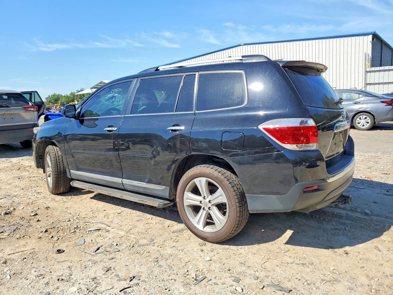2013 Toyota Highlander Limited Черный vin: 5TDYK3EH1DS133396