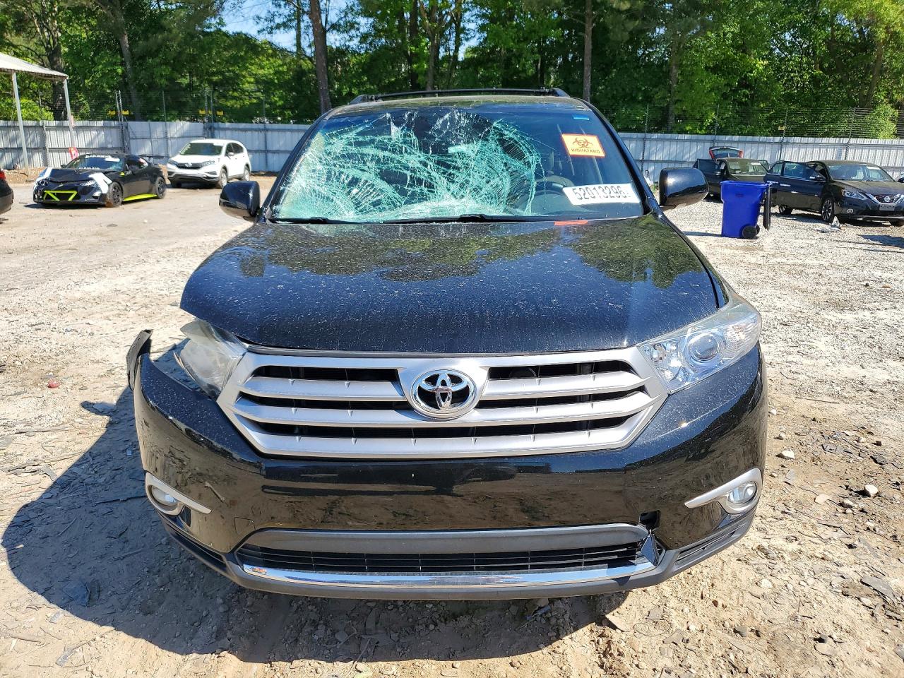 2013 Toyota Highlander Limited Черный vin: 5TDYK3EH1DS133396