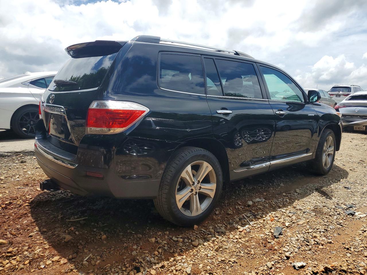 2013 Toyota Highlander Limited Black vin: 5TDYK3EH1DS137335