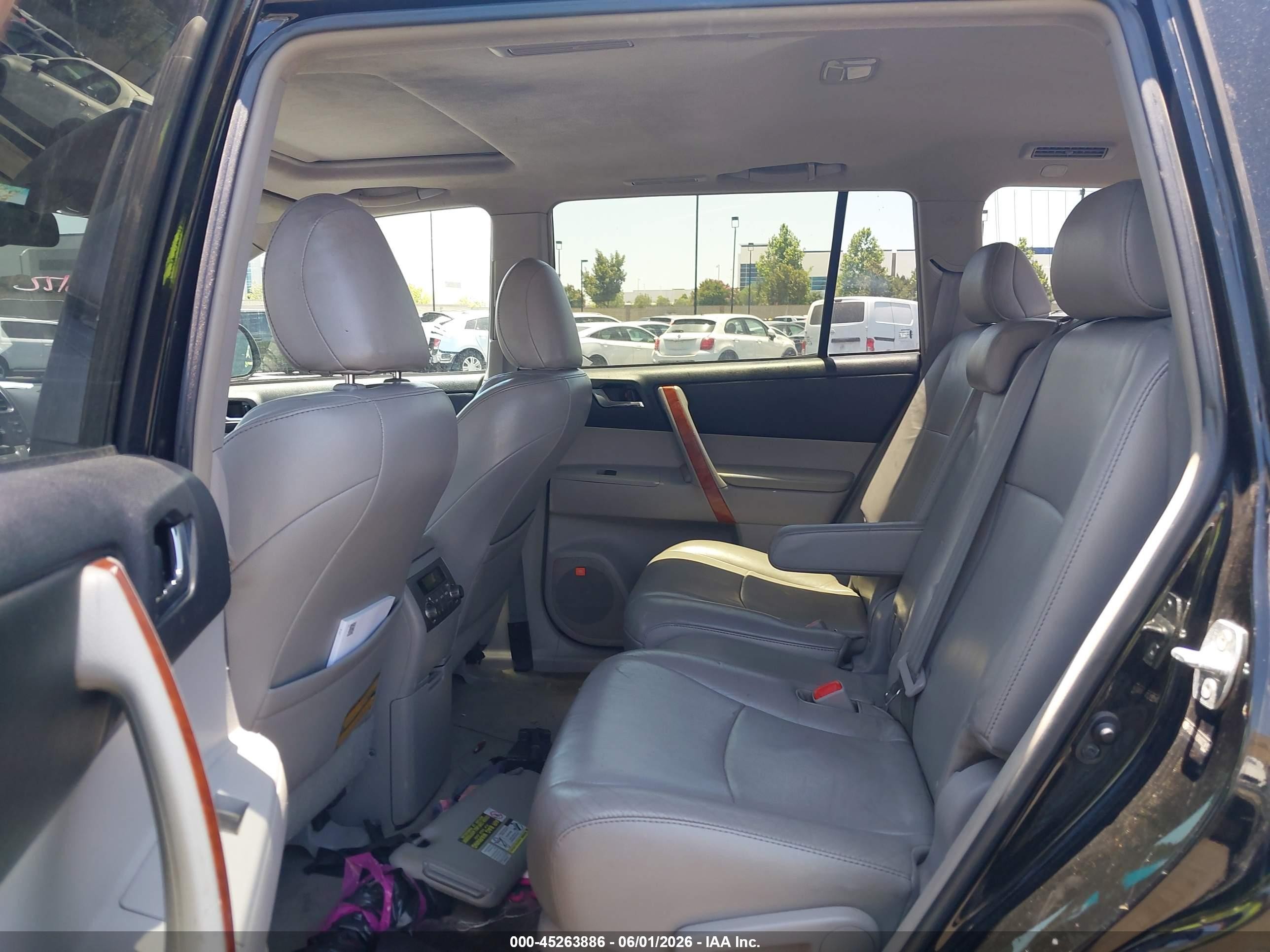 2010 Toyota Highlander Limited V6 Black vin: 5TDYK3EH2AS023419