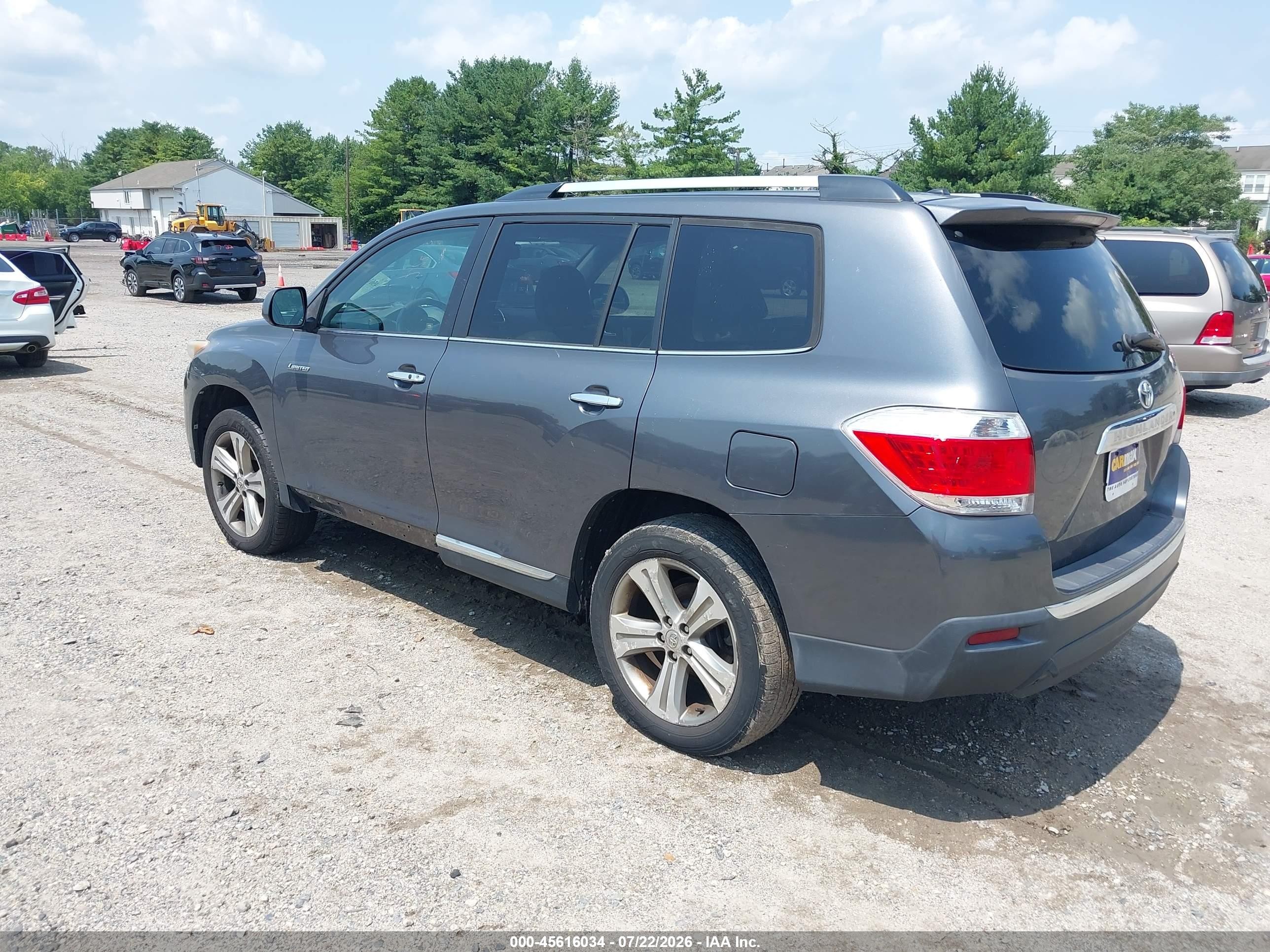 2011 Toyota Highlander Limited V6 Gray vin: 5TDYK3EH2BS047284