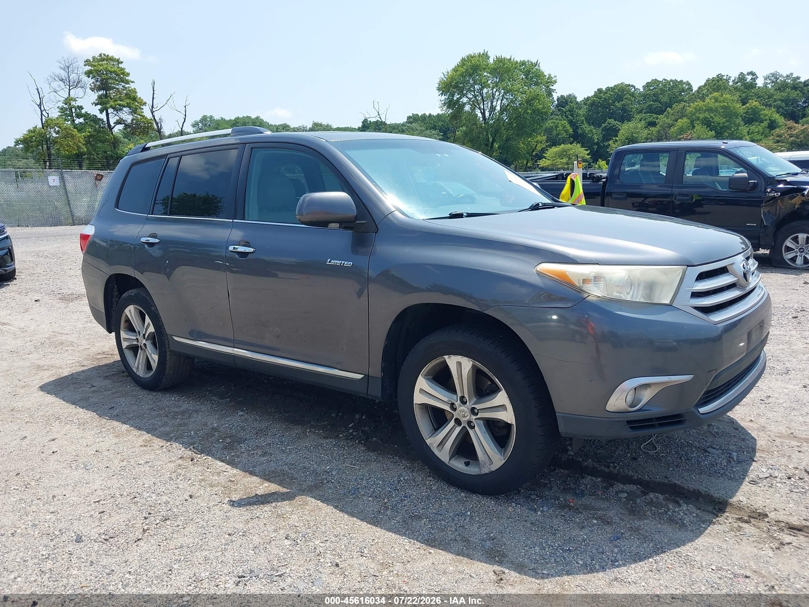 2011 Toyota Highlander Limited V6 Gray vin: 5TDYK3EH2BS047284