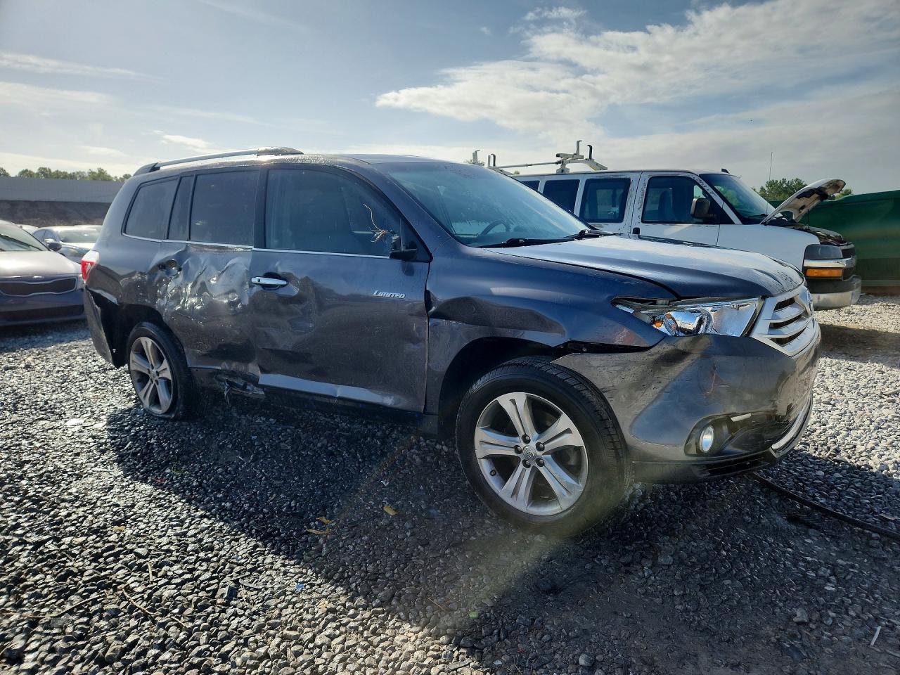 2011 Toyota Highlander Limited Gray vin: 5TDYK3EH2BS047513