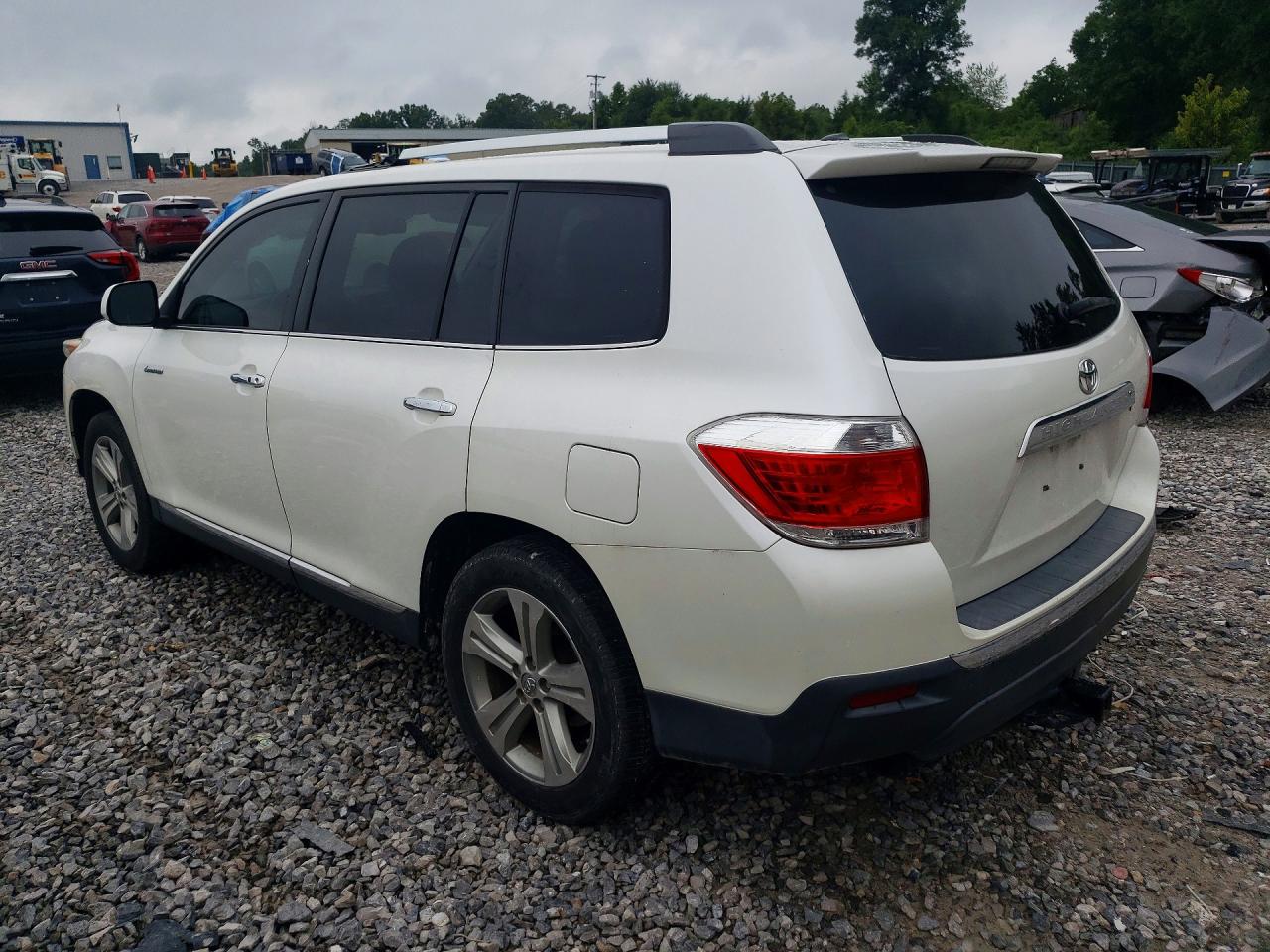2012 Toyota Highlander Limited Белый vin: 5TDYK3EH2CS052115