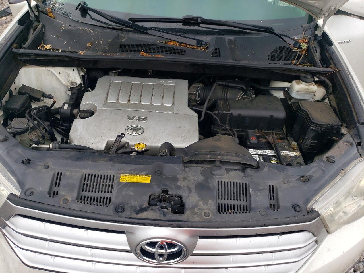 2012 Toyota Highlander Limited Белый vin: 5TDYK3EH2CS052115