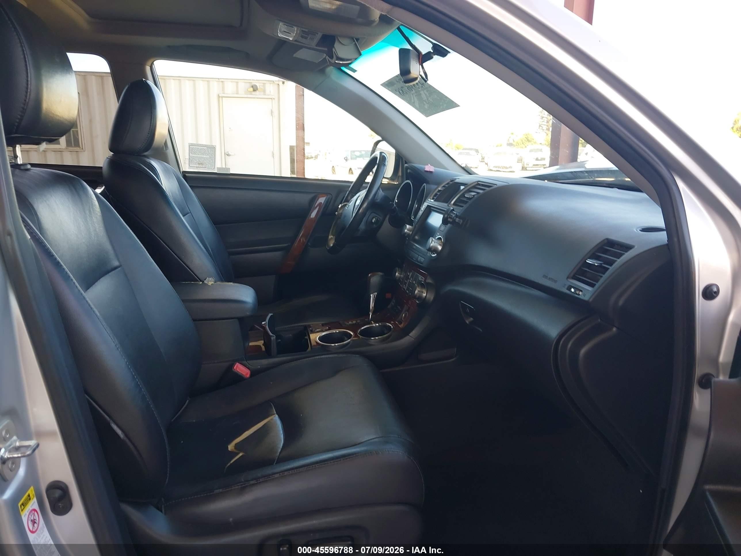 2012 Toyota Highlander Limited V6 Silver vin: 5TDYK3EH2CS081694