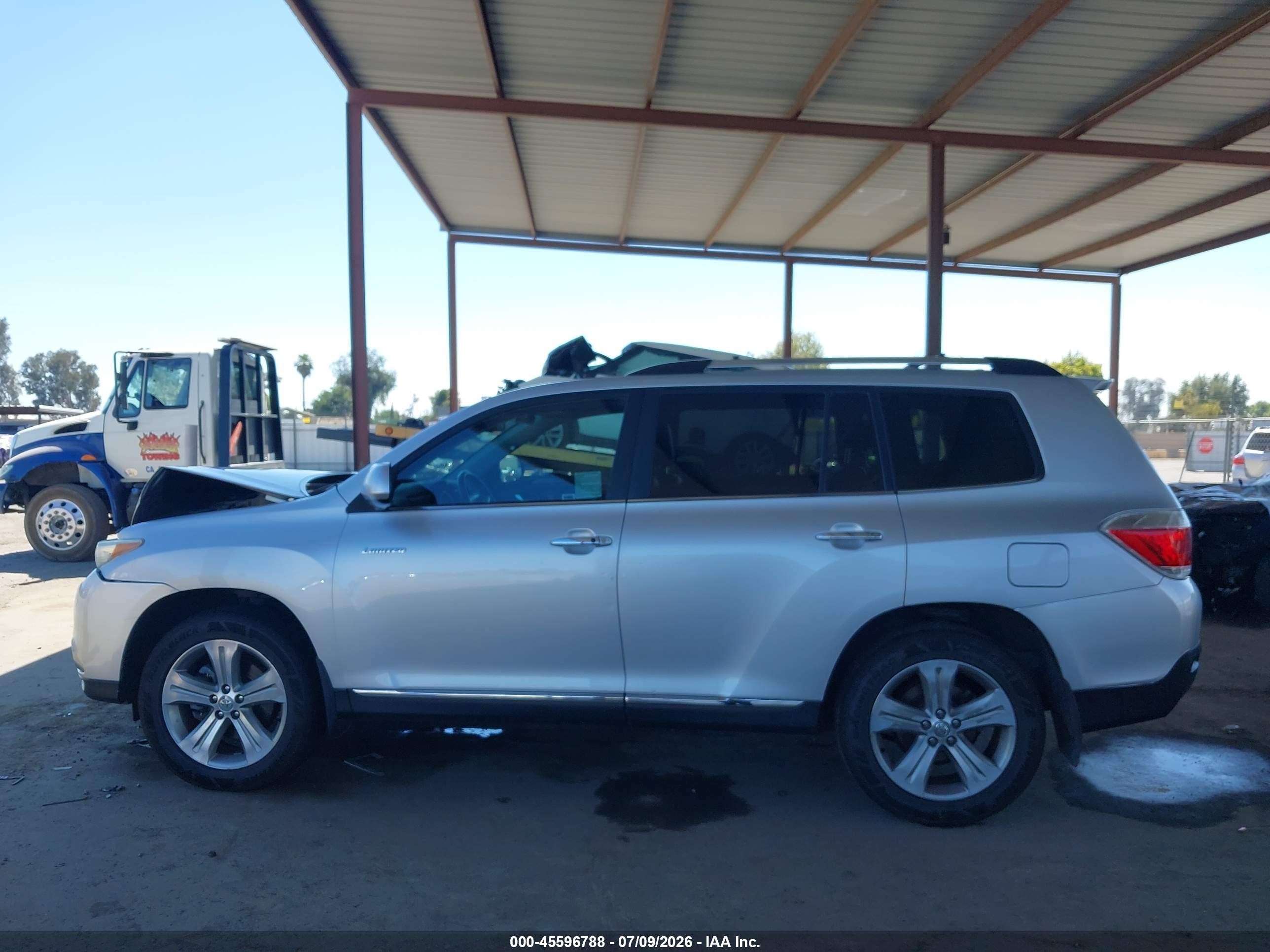 2012 Toyota Highlander Limited V6 Silver vin: 5TDYK3EH2CS081694