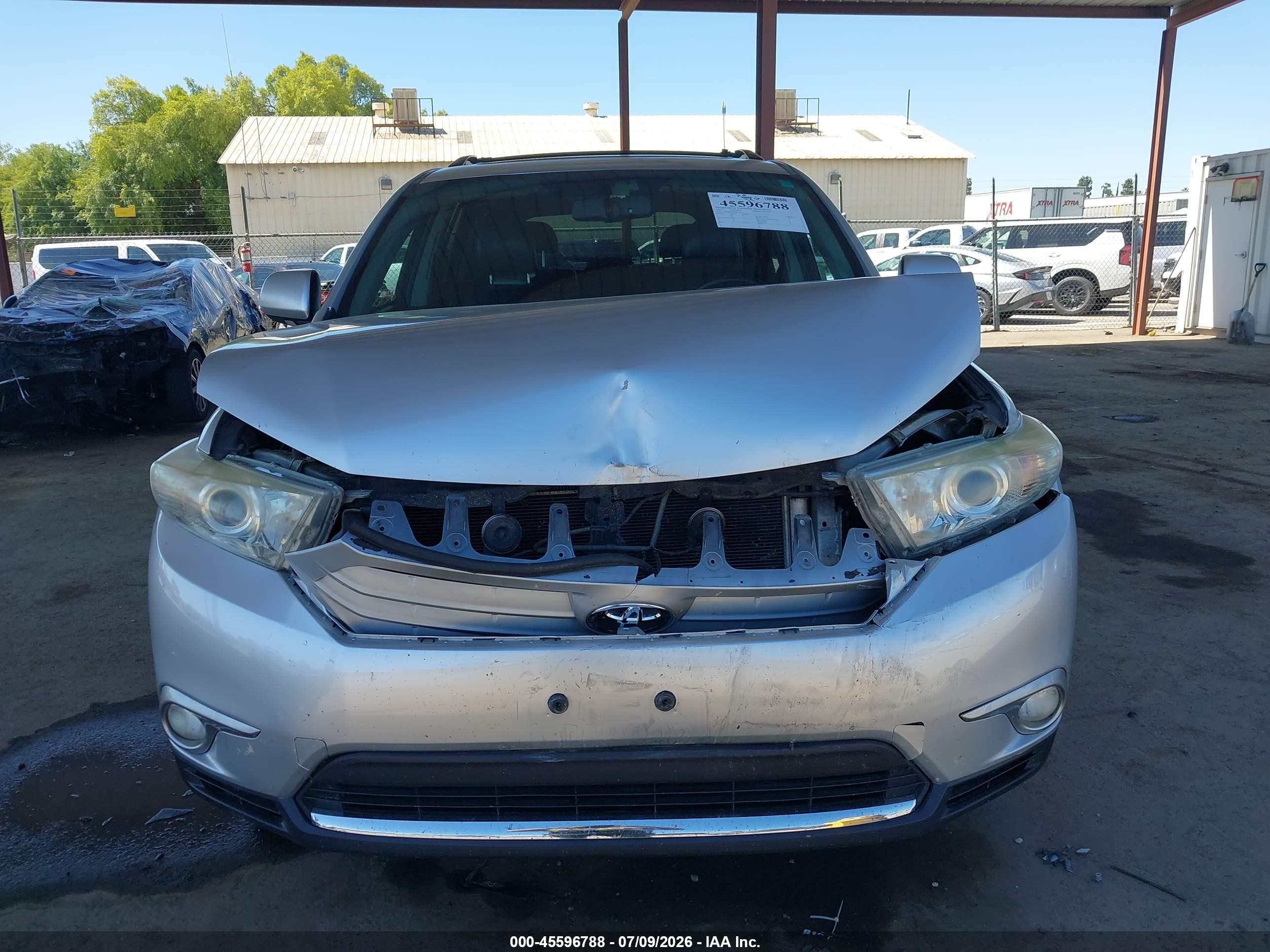 2012 Toyota Highlander Limited V6 Silver vin: 5TDYK3EH2CS081694