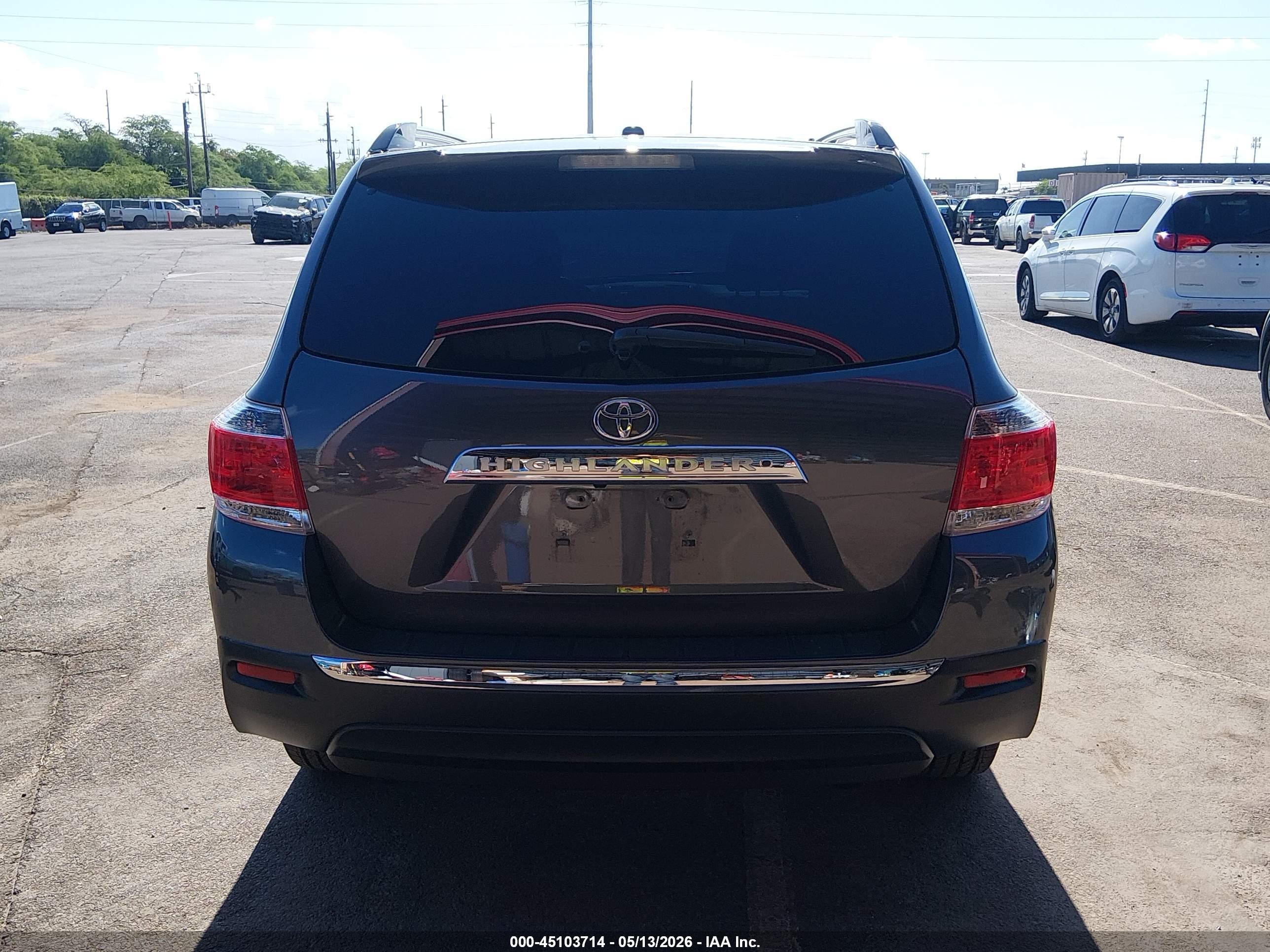 2012 Toyota Highlander Limited V6 Gray vin: 5TDYK3EH2CS085132