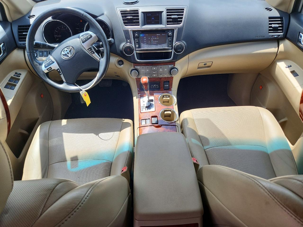 2013 Toyota Highlander Limited White vin: 5TDYK3EH2DS093894