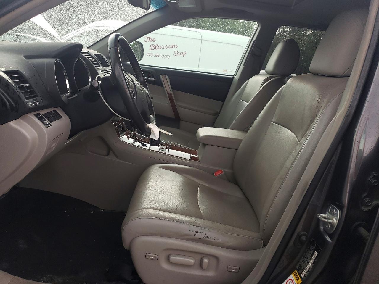 2013 Toyota Highlander Limited Серый vin: 5TDYK3EH2DS097816